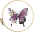 Butterfly Embroidery Kit for Adults Beginners Stamped Cross Stitch Kits with Butterfly Pattern Stamped Embroidery Cloth Hoops Threads Needles Easy...