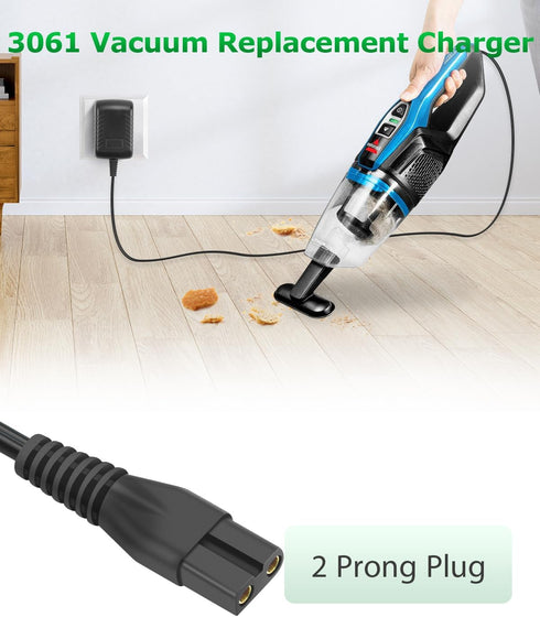 Charger for Bissell 3061 3190 3190A 31902 3191 3191C,for Bissell 3061 Featherweight Cordless Stick Vacuum Powerlifter Ion Pet 3191, ReadyClean Cor...