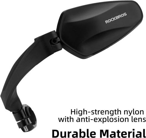 ROCKBROS Bike Rear View Mirror Handlebar eBike Mirror Mountain Bike Bicycle Mirrors for e-bike Cycling Bike Accessories...