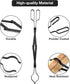Stanbroil Outdoor Campfire Fireplace Tongs, 26" Long, Log Grabber, Black...