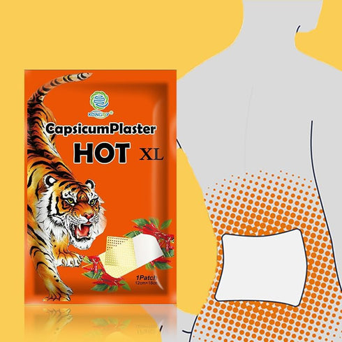 KONGDY Hot Capsicum Plaster Heat Patch Tiger Patches Neck Muscle Shoulders Body Muscle Herbal Plaster(20 pcs)...