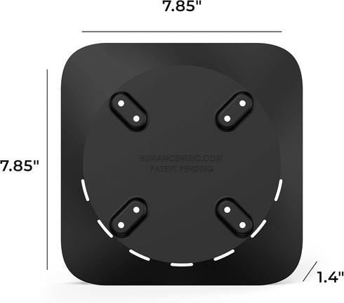 HumanCentric Mount compatible with Mac Mini, Custom Mac Mini Mount, Wall Mount, Rack Mount, Mac Mini Under Desk Mount, Mac Mini Mount Behind Monit...