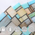 Niviy Privacy Window Film Non-Adhesive Removable Static Cling Glass Film Stained Glass Window Film for Home Kitchen Office...