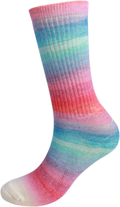 EnerWear 4 Pack Women's Merino Wool Outdoor Hiking Trail Crew Sock...