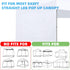 Canopy Tent Sidewalls for 8×8 Pop Up Canopy, Instant Canopy SunWall with Waterproof and UV Protection Layer, Straight Leg Canopy Shade Wall, 1 Pac...