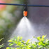 Daycount® Pack of 10 Automatic Watering Mini Adjustable Atomizing nozzle Irrigation Drippers 360 Degree Emitter Drip System Orange Nozzle...