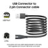 DC Vacuum Charging USB Cable Compatible with Intex 28620 28620E 28620EP CL1704 12269 Handheld Cleaning Above Ground Swimming SPA Pool Rechargeable...