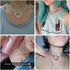 Women Heart Leather Choker Collar Necklace Goth Punk Rock Leather Pendant Necklaces...
