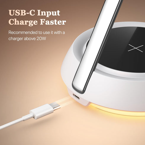 3 in 1 Charging Station for Apple Devices, 18W Fast Magnetic Wireless Charger Stand Compatible with iPhone 15/14/13/12/Pro/Pro Max/Plus/Mini, and ...