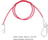 3.3ft Breakaway Cable, Heavy Duty Towing Safety Cable, Towing Safety Wire, Universal Trailer Brake Cable for Cars...