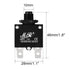 uxcell 2Pcs Thermal Overload Protector AC 125/250V 15A Push Button Reset Circuit Breaker...