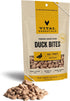 Vital Essentials Freeze Dried Raw Whole Animal Dog Treats, Duck Bites, 2 oz...