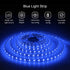 ALITOVE 16.4ft 5050 Blue LED Flexible Strip Ribbon Light Black PCB DC 12V 5M 300 LEDs Waterproof IP65 for Home Garden Commercial Area Lighting, Wi...