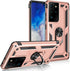 Military Grade Drop Impact for Samsung Galaxy S21 Ultra Case Galaxy S21 Ultra 5G Case Metal Rotating Ring Kickstand Holder Armor Heavy Duty Shockp...