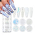 Christmas Nail Glitter Sequins White Nail Glitter Powder 3D Snowflakes Nail Sequins Xmas Nail Design for Acrylic Nails Art Decorations DIY Winter ...