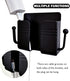 Self-Adhesive Wall Mount Phone Holder with Hooks Phone Stand Charging Holder for Smartphones Cellphone Bracket Phone Holder for Wall Home Office R...