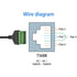 Poyiccot RJ45 Screw Terminal Adapter, RJ45 Male to 8 Pin Screw Terminal Connector, RJ45 Ethernet Extender Network Adapter RJ45 8P8C Screw Terminal...