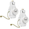 Onite UL Listed E26 to 2 Outlet Socket Adapter, Light Socket to Plug Adapter, Light Holder Splitter, with Pull Chain (5.11inch) Switch, 2-Pack...