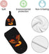 Fire Phoenix Newborn Swaddle Blankets Hat Sets Soft Stretchy Funny Baby Stuff Receiving Blanket Gifts for Infant Baby Boy Girl...