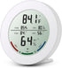 ORIA Indoor Hygrometer Thermometer, Digital Humidity Monitor, Temperature Humidity Gauge Meter, with 2.5 Inches LCD Display, Min and Max Records, for Home, Office, Greenhouse, Babyroom, White