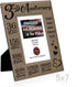 KATE POSH Our 3rd Wedding Anniversary, 3 Years Anniversary, 3 Years of Marriage, Gifts for Couple, Third Anniversary - Engraved Leather Picture Fr...