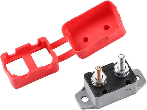 GLOSO Stud Type Circuit Breakers, Lengthwise Bracket, Auto Reset (T1) - 1 Pack (5A) E518...