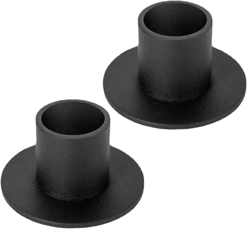 Taper Candle Holders 2PCS, Matte Black Candlestick Holder, Iron Candle Holders for Pillar Candles, Candlestick Holder for Home Decor, Party, Weddi...