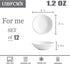 UIBFCWN Sauce Dish Dipping Bowls, 12 Pack Ceramic Dip Bowls Set, 1.2 Oz Soy Sauce Dish, White Dipping Bowls Bulk, Asian Sauce Bowls for Ketchup, B...