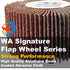 WA 5PCS - 1 1/2"x1"x1/4" inch 120# Industrial Grade Durable Mounted Flap Wheel Sander Aluminum Oxide Sanding Flap Wheels with 1/4" Shank for Drill...