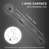 1-Wire C-Shape Swivel Earpiece Headset with PTT Button Mic for Motorola Two-Way Radio Walkie Talkies Mag One BPR40, CP185, CP200D, CLS1110, CLS141...