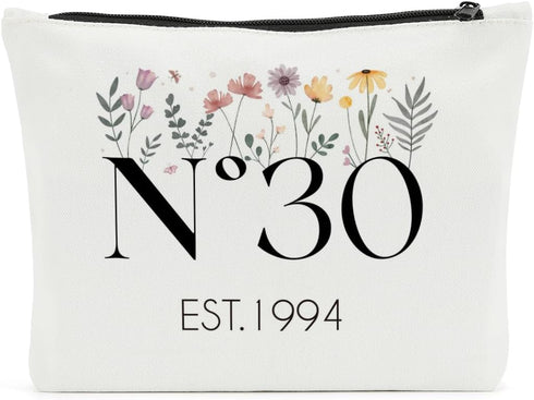 30th Birthday Gifts for Her Women, 1994 Makeup Bag, 30th Birthday Decorations for Her, 30 Year Old Female Mom Lady Wife Aunt Best Friend Bestie Mo...