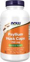 NOW Supplements, Psyllium Husk Caps 700 mg with 50 mg of Apple Pectin, Intestinal Health*, 360 Veg Capsules...