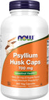 NOW Supplements, Psyllium Husk Caps 700 mg with 50 mg of Apple Pectin, Intestinal Health*, 360 Veg Capsules...