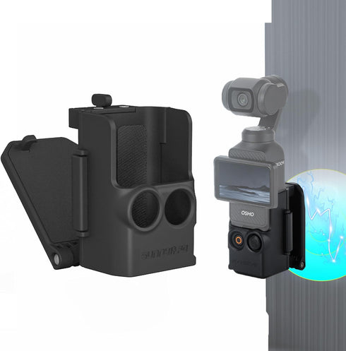 OSMO Pocket 3 Accessories Magnetic Backpack Clip Mount Expansion Adapter Frame for DJI OSMO Pocket 3...