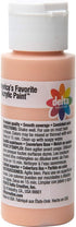 Delta Creative Ceramcoat Acrylic Paint in Assorted Colors (2 oz), 2126, Medium Flesh...