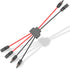 Solar Connectors Cable for 2 Solar Panels, Parallel 10AWG Solar Panel Connectors Y Branch Adapter Tool-free (FMM/MFF)...