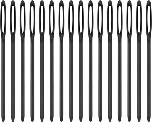 16pcs Large-Eye Blunt Needles, 7cm/2.75inch Yarn Knitting Needles Tapestry Sewing Needles Wool Hand Metal Sewing Knitting Needles for Crochet Proj...