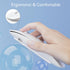 Uiosmuph G11 Wireless Mouse, USB C Rechargeable Computer Mouse, Slim Silent Mice 2.4GHz Optical with USB Nano Receiver and Type C Receiver for Lap...