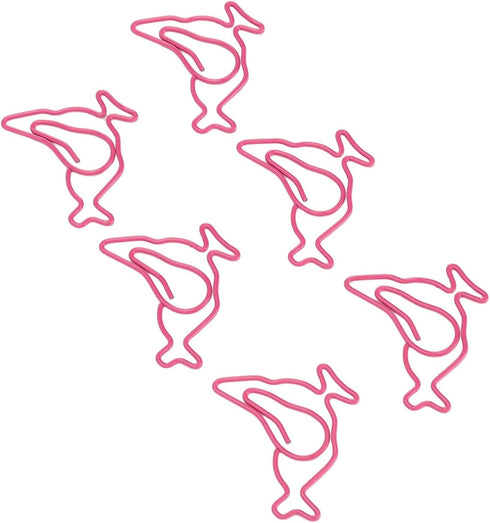 100pcs Chick Paper Clips Cute Animal Shaped Paper Clips Rustproof Iron Wire Clips in Transparent Box Versatile for Home School Office...