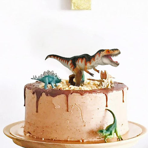Gemini & Genius Dinosaur Toys Tyrannosaurus Rex Action Figure with Movable Jaw - 11.5 Inches Length - Gifts, Stocking Stuffer, Birthday Cake Toppe...