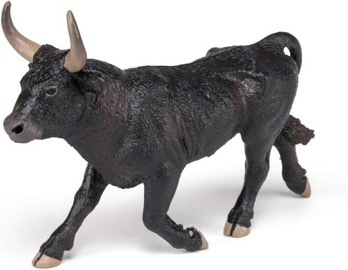 Papo -Hand-Painted - Figurine -Farmyard Friends -Camargue Bull -51182 - Collectible - for Children - Suitable for Boys and Girls - from 3 Years Ol...