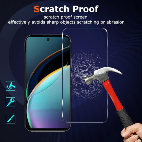 2 PACK Motorola Moto G 5G 2024 Screen Protector Glass, Premium 9H Hardness Anti-Scratch Bubble Free Tempered Glass Screen Protector for Motorola M...