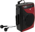 GPX Portable Cassette Player, Compatible With Headphone, 3.54 x 1.57 x 4.72 Inches, Requires 2 AA Batteries - Not Included, Red/Black (CAS337B) Bl...