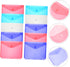 10pcs File Holder Plastic Envelope Folder 3 Hole Binder Buttons Office Supplies Folders Clear Organizer Bags Plastic Envelopes Plastic File Envelo...