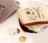Canvas Coin Bags Women's Small Change Cash Purse Wallets (Set of 4, Paris)...