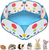 Portable Small Animals Playpen, Outdoor/ Indoor Pop Open Pet Exercise Fence, Guinea Pig Accessories Metal Wire Yard Fence C&C Cage Tent for Rabbit...