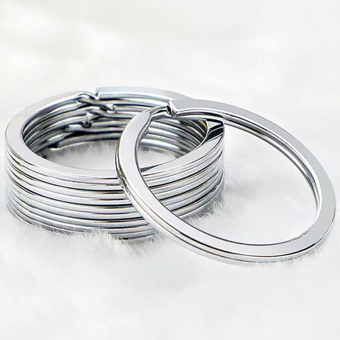 20Pcs 1.18 inches (30 mm), Heavy Duty Key Ring, Key Rings Bulk, Split Key Ring, Key Rings for Keychains, for Car Home Large Metal Dog Ring Tag Lan...