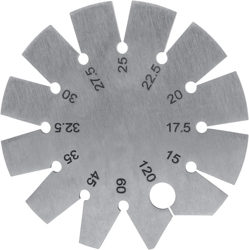 3 Inch Angle Finder Tool Round Blade Angle Finder Stainless Steel Bevel Gauge Silver Axe Angle Gauge Suitable for Woodworking and Machinery Measur...