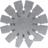 3 Inch Angle Finder Tool Round Blade Angle Finder Stainless Steel Bevel Gauge Silver Axe Angle Gauge Suitable for Woodworking and Machinery Measur...