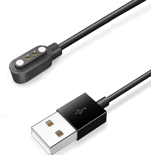 Compatible for Erkwei Smart Watch Charger, 2 Pin Magnetic USB Replacement Charging Compatible for Erkwei I39H Smart Watch/HOK I39H 1.32 Inches Sma...